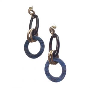 σκουλαρίκια tartaruga purple earing