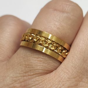 δαχτυλίδι chain ring δάχτυλα