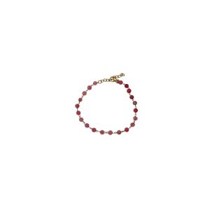 Semi precious bracelet pink